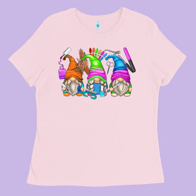 Nail Tech Gnomes Ladies Tee Designed By Zillion Design Studio