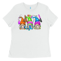 White nail tech gnomes Ladies Tee - Zillion Design Studio