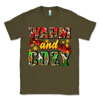 Army Green warm and cozy with scarf Classic Tee - AdoDesignShop