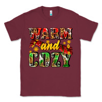 Burgundy warm and cozy with scarf Classic Tee - AdoDesignShop