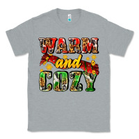 Heather Grey warm and cozy with scarf Classic Tee - AdoDesignShop