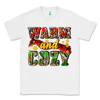 White warm and cozy with scarf Classic Tee - AdoDesignShop