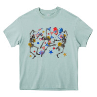 Arona fourth of july dancing skeleton Heavy Core Tee - texasbilliewilder