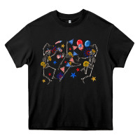 Black fourth of july dancing skeleton Heavy Core Tee - texasbilliewilder