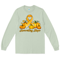 Matcha childhood cancer awareness month harvesting hope Long Sleeve Tee - Jasminsmagicworld