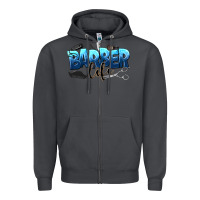Smoke barber life Zipper Hoodie - NancyCooperArtShop