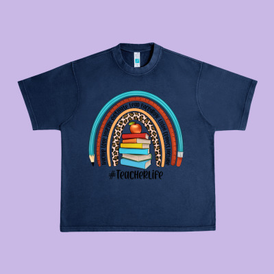 #teacherlife Urban Heavy Tee Designed By Jahusdesignshop