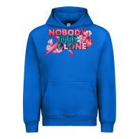 Cobalt nobody fights alone cancer awareness Urban Hoodie - CowGirlArtShop