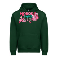 Forest Green nobody fights alone cancer awareness Urban Hoodie - CowGirlArtShop
