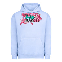 Pigment Grape Ice nobody fights alone cancer awareness Urban Hoodie - CowGirlArtShop