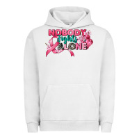 Pigment Lunar Rock nobody fights alone cancer awareness Urban Hoodie - CowGirlArtShop