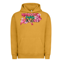 Pigment Peanut Butter nobody fights alone cancer awareness Urban Hoodie - CowGirlArtShop