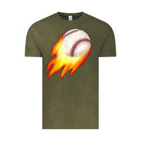 Vintage Olive baseball Vintage Tee - JahusDesignShop