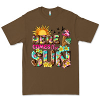 Cacao here comes the sun Premium Tee - texasbilliewilder