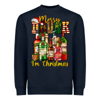 Navy merry drunk im christmas Heavyweight Sweatshirt - AdoDesignShop