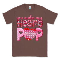 Chestnut you make my heart pop Classic Tee - NancyCooperArtShop