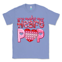 Colony Blue you make my heart pop Classic Tee - NancyCooperArtShop