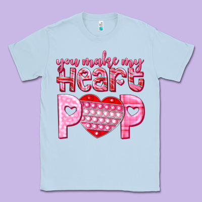You Make My Heart Pop Classic Tee Designed By Nancycooperartshop