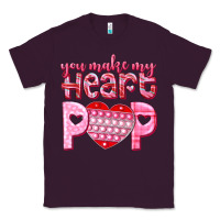 Plum you make my heart pop Classic Tee - NancyCooperArtShop