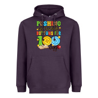 Plum pushing my teacher's buttons for 100 days Heavyweight Hoodie - Artiststas