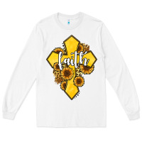 White faith childhood cancer Long Sleeve Tee - Jasminsmagicworld