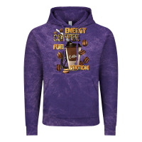 Cloud Purple energy coffee fuel station Vintage Hoodie - Artiststas