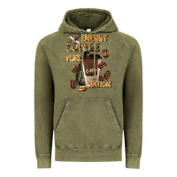 Vintage Olive energy coffee fuel station Vintage Hoodie - Artiststas