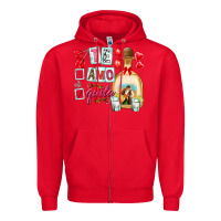 Red te amo te quila Zipper Hoodie - NancyCooperArtShop