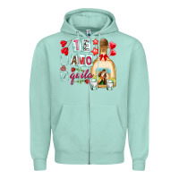 Seafoam te amo te quila Zipper Hoodie - NancyCooperArtShop
