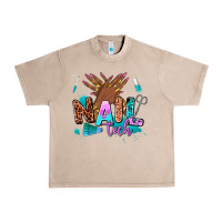 French Oak nail tech Urban Heavy Tee - AdoDesignShop