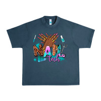 Midnight Navy nail tech Urban Heavy Tee - AdoDesignShop