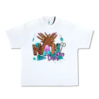 White nail tech Urban Heavy Tee - AdoDesignShop