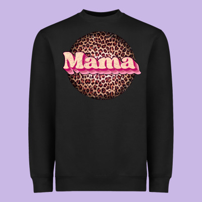 Mama Leopard Heavyweight Sweatshirt Designed By Jahusdesignshop