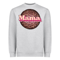 Heather Grey mama leopard Heavyweight Sweatshirt - JahusDesignShop