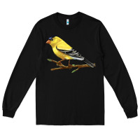 Black American Goldfinch Long Sleeve Tee - LillyAllenDesigns