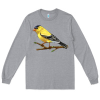 Heather Grey American Goldfinch Long Sleeve Tee - LillyAllenDesigns