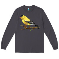 Smoke American Goldfinch Long Sleeve Tee - LillyAllenDesigns