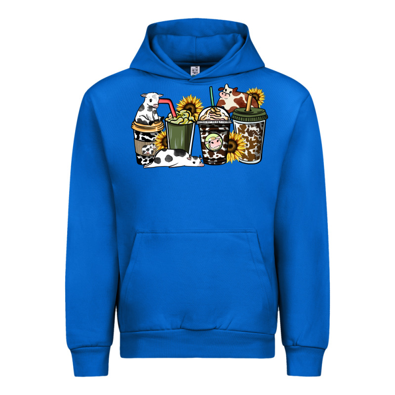 Cowhide Coffee Cup Urban Hoodie by HowdyJamesFarm | Teevron