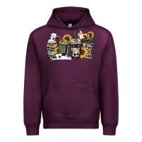 Mauve Wine cowhide coffee cup Urban Hoodie - HowdyJamesFarm