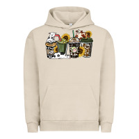Pigment French Oak cowhide coffee cup Urban Hoodie - HowdyJamesFarm