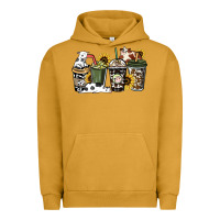 Pigment Peanut Butter cowhide coffee cup Urban Hoodie - HowdyJamesFarm