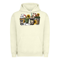 Pigment Pistachio cowhide coffee cup Urban Hoodie - HowdyJamesFarm