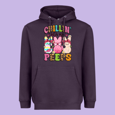 Chillin' With My Peeps Heavyweight Hoodie Designed By Artiststas