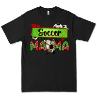 Black soccer mama with leopard Premium Tee - Zillion Design Studio