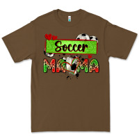 Cacao soccer mama with leopard Premium Tee - Zillion Design Studio