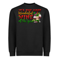 Black its the most wonderful wine of the year Heavyweight Sweatshirt - AdoDesignShop