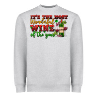 Heather Grey its the most wonderful wine of the year Heavyweight Sweatshirt - AdoDesignShop