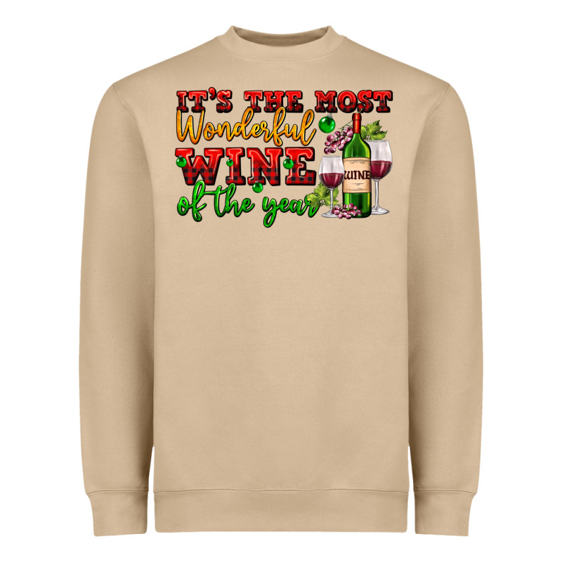 Its The Most Wonderful Wine Of The Year Heavyweight Sweatshirt by AdoDesignShop | Teevron