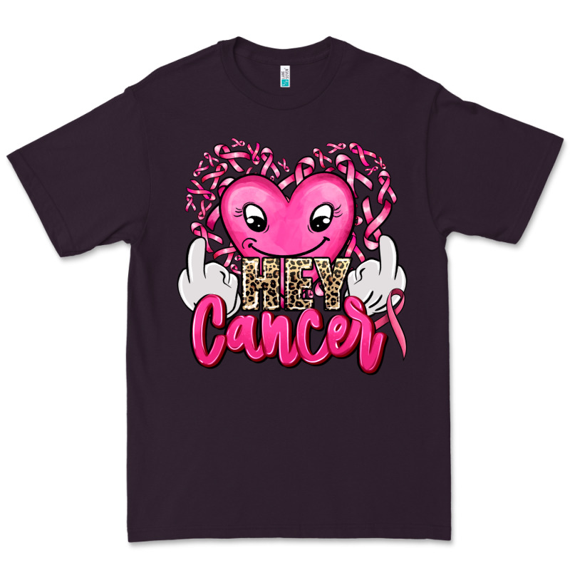 Hey Cancer With Middle Fingers Premium Tee by AdoDesignShop | Teevron