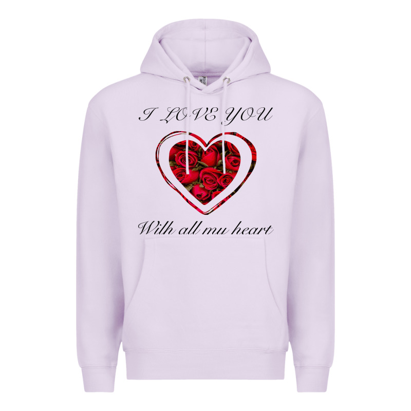 I Love You With All My Heart Premium Hoodie by Bettercallsaul | Teevron